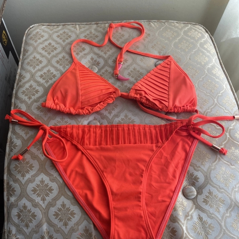 H&M Bright Orange Swimwear